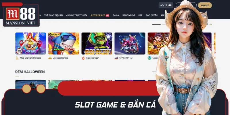 Slot game, bắn cá tại M88 mang đến một sân chơi cá cược thú vị