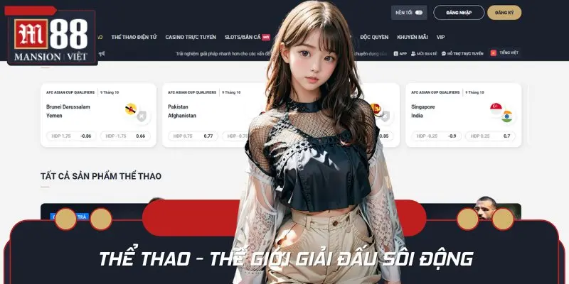 Nếu là tín đồ thể thao, bạn không nên bỏ qua sảnh cược này tại M88